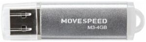 Купить Накопитель USB 2.0 4GB Move Speed M3-4G M3 серебро - X-1034475 из реестра по лучшей цене