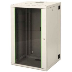 Купить Шкаф настенный LANDE LN-WM16U6060-LG-111 NETbox, 16U 19", 600x600x824мм, дверь стекло стекло, съемные стенки, цвет серый - X-1062222 из реестра по лучшей цене