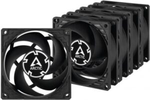 Купить Вентилятор для корпуса ARCTIC P8 ACFAN00153A 80x80x25mm, 3000rpm, 23.4 CFM, 3-pin, black/black, value pack (5pc) - X-790786 из реестра по лучшей цене