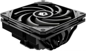 Купить Кулер ID-Cooling IS-55 BLACK LGA1700/1200/115x/AM5/AM4 (120mm fan, 500-2000rpm, 54.6CFM, 31.2dBA, 4-pin PWM, 125W TDP) BOX - X-990057 из реестра по лучшей цене