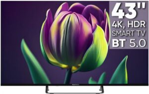 Купить Телевизор TopDevice TDTV43CS06U_BK Frameless UHD ready/T2/S2/CI+/Dolby/AAC/Android 11 Smart (1/16Gb)/black, BT, 2 пульта - X-1045118 из реестра по лучшей цене