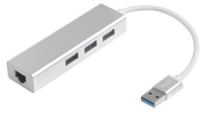 Купить Разветвитель USB 3.0 GCR GCR-AP05 Хаб на 3 порта + 10/100Mbps Ethernet Network , metall - X-610063 из реестра по лучшей цене