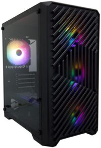Купить Корпус mATX 1STPLAYER TRILOBITE T5 T5-BK-4F1 черный, без БП, боковая панель из закаленного стекла, 2*USB 3.0, USB 2.0, audio - X-975607 из реестра по лучшей цене