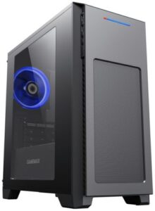 Купить Корпус mATX GameMax M63 черный, без БП, боковое окно из акрила, 2*USB 3.1, audio - X-1070908 из реестра по лучшей цене