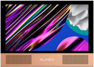 Купить Видеодомофон Slinex Sonik 7 (Black+Pink Gold) цветной, настенный, 7" сенсорный IPS TFT LCD дисплей 16:9, разрешение экрана 1024х600 - X-846885 из реестра по лучшей цене