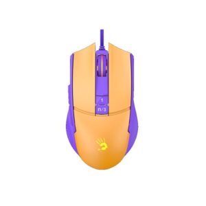 Купить Мышь A4Tech Bloody L65 Max L65 MAX/ROYAL VIOLET желтая/фиолетовая оптическая (12000dpi) USB (6but) 1808893 - X-998348 из реестра по лучшей цене