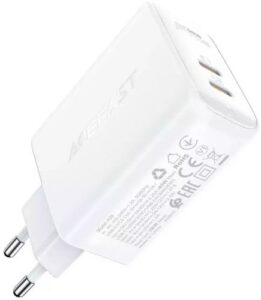 Купить Зарядное устройство сетевое ACEFAST A29 PD50W GaN USB-C+USB-C dual port charger (EU). Цвет: белый - X-1061976 из реестра по лучшей цене
