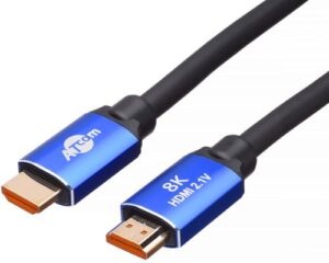 Купить Кабель HDMI Atcom AT8888 2 m (HIGH speed, Metal gold, в пакете) 8K VER 2.1 - X-779990 из реестра по лучшей цене