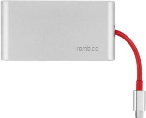 Купить Концентратор Rombica Hermes Red TC-00253 3*USB 3.0, USB Type-C, SD, microSD, HDMI, RJ-45 - X-910616 из реестра по лучшей цене