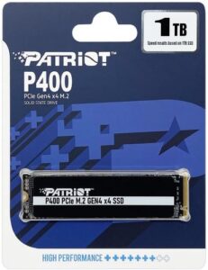 Купить Накопитель SSD M.2 2280 Patriot Memory P400P1TBM28H P400 1TB PCIe Gen4 x 4 NVMe 1.3 5000/4800MB/s IOPS 620K/550K heatshield - X-890092 из реестра по лучшей цене