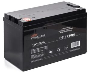 Купить Батарея для ИБП PROMETHEUS ENERGY РЕ12100 PE 12100 12V, 100Ah, под болт М8 - X-958847 из реестра по лучшей цене