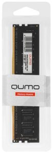 Купить Модуль памяти DDR4 16GB Qumo QUM4U-16G2666P19 PC4-21300 2666MHz CL19 1.2V - X-980157 из реестра по лучшей цене