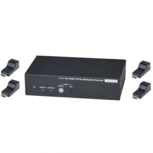 Купить Распределитель SC&T HE04SEK (удлинитель-распределитель+4 приёмника) HDMI 1.4 (1 вход/4 выхода) с передачей по кабелю витой пары CAT5e на удалённые при - X-817674 из реестра по лучшей цене
