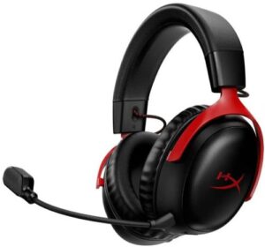 Купить Наушники беспроводные с микрофоном HyperX Cloud III 77Z46AA черные/красные, мониторные, радио, оголовье - X-1096254 из реестра по лучшей цене