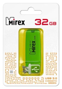 Купить Накопитель USB 3.0 32GB Mirex Chromatic 13600-FM3CGN32 зеленый - X-818904 из реестра по лучшей цене