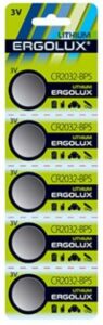 Купить Батарейка Ergolux CR2032-BP5 CR2032, 3 В, 210 мА.ч, 5 шт в упаковке (12051) - X-986402 из реестра по лучшей цене