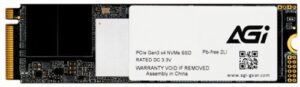 Купить Накопитель SSD M.2 2280 AGI AGI2T0GIMAI218 AI218 2TB PCIe Gen 3x4 3D TLC 3060/1300MB/s IOPS 205K/276K MTBF 1.6M 512MB 100TBW 0,36DWPD Heat Sink RTL - X-999596 из реестра по лучшей цене