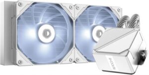 Купить Система охлаждения жидкостная ID-Cooling DASHFLOW 240 BASIC WHITE LGA2066/2011/1700/1200/115x/AM5/AM4 (2*120mm fan, 700-1800rpm, 82.5CFM, 15.2-35.2dBA - X-970984 из реестра по лучшей цене