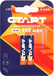 Купить Аккумулятор Старт HR03 AAA 950mAh Ni-MH BL2 1.2 В, 2 шт. в блистере - X-1069282 из реестра по лучшей цене