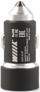 Купить Зарядное устройство автомобильное Wiiix UCC-2-37 2.4A+2.4A универсальное черный - X-988858 из реестра по лучшей цене