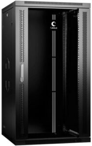 Купить Шкаф настенный 19", 22U Cabeus SH-05F-22U60/60-R-BK 600x600x1082mm (ШхГхВ) дверь стекло, цвет черный (RAL 9004) - X-870449 из реестра по лучшей цене