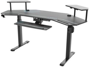 Купить Компьютерный стол Eureka ERK-ES71-B-EU с подставкой под клавиатуру и электрической регулировкой по высоте - X-1049775 из реестра по лучшей цене