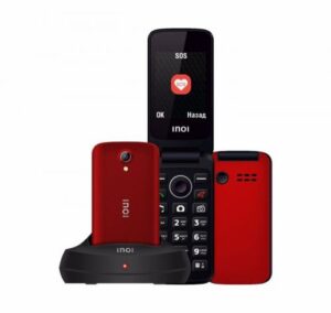 Купить Мобильный телефон INOI 247B Red с док-станцией - X-784358 из реестра по лучшей цене