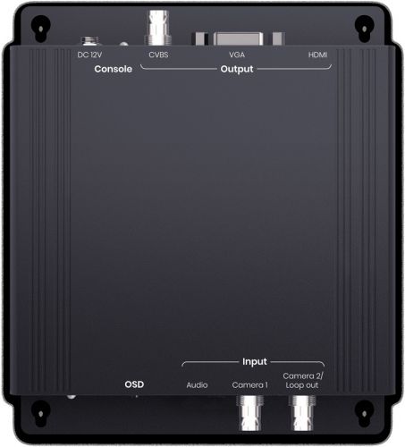 Артикул: X-956623 - Преобразователь-разветвитель SC&T AD001HD4-4K HDTVI/AHD/HDCVI/CVBS в HDMI/VGA/CVBS с эмбеддером аудио - фото