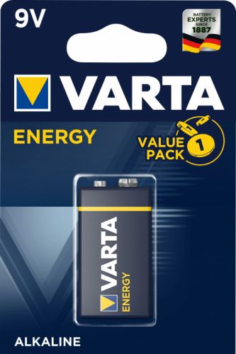 Артикул: X-1013581 - Батарейка Varta ENERGY Крона 6LR61 04122229411 BL1 Alkaline 9V - фото
