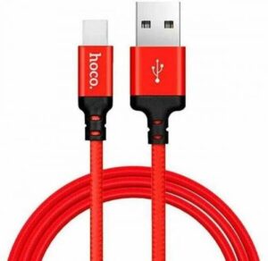 Купить Кабель интерфейсный USB 2.0 Hoco X14 AM/microBM, черно-красный, 2м - X-954000 из реестра по лучшей цене