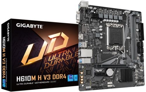 Артикул: X-1075373 - Материнская плата mATX GIGABYTE H610M H V3 DDR4 (LGA1700