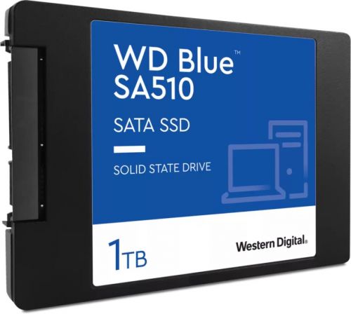 Артикул: X-964259 - Накопитель SSD 2.5'' Western Digital WDS100T3B0A WD Blue SA510 1TB SATA 6Gb/s 560/520MB/s IOPS 90K/82K MTBF 1.75M 400 TBW - фото