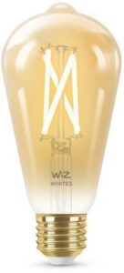 Купить Лампа WiZ 929003018701 умная, Wi-Fi, 640lm, 50W, ST64, E27, 920 - X-952123 из реестра по лучшей цене