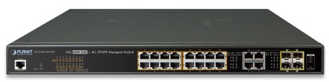 Артикул: X-576222 - Коммутатор PoE Planet GS-4210-16UP4C управляемый