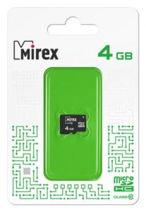Купить Карта памяти MicroSDHC 4GB Mirex 13612-MC10SD04 Class 10 - X-849155 из реестра по лучшей цене