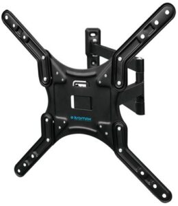 Купить Кронштейн настенный Kromax DIX-25 Kromax_24049 черный, 24"-55", макс. 20 кг., настенный поворотно-выдвижной и наклонный - X-730455 из реестра по лучшей цене