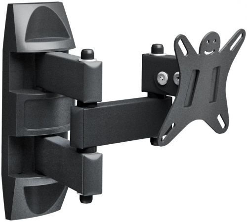 Артикул: X-1072386 - Кронштейн Holder LCDS-5039 METALLIC для телевизора металлик 10"-26" макс.25кг настенный поворот и наклон (650517) - фото