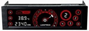 Купить Панель управления Lamptron CM430 сенсорная, 30Вт/канал х4, PWM, черная, красная подсветка дисплея - X-846158 из реестра по лучшей цене