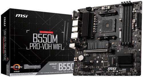 Артикул: X-797903 - Материнская плата mATX MSI B550M PRO-VDH WIFI (AM4