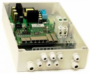 Купить Коммутатор TFortis PSW-2G 6F+ Гигабитный управляемый уличный для подключения 6 камер с встроенным оптическим кроссом с поддержкой РоЕ+ (HighPoE) 802.3 - X-479421 из реестра по лучшей цене