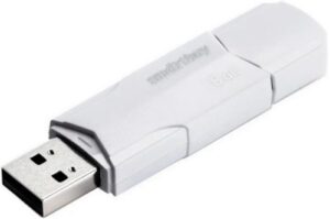 Купить Накопитель USB 2.0 8GB SmartBuy SB8GBCLU-W Clue series, белый - X-901399 из реестра по лучшей цене