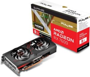 Купить Видеокарта PCI-E Sapphire Radeon RX 7600 PULSE (11324-01-20G) 8GB GDDR6 128bit 6nm 1875/18000MHz HDMI/3*DP RTL - X-1057455 из реестра по лучшей цене