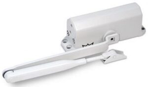 Купить Доводчик Dorma TS-77 EN2 для дверей весом до 50 кг, двухскоростной, установочный размер 165х19 мм, -15..+40 °С (белый) - X-517040 из реестра по лучшей цене