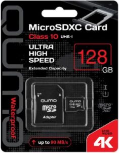 Купить Карта памяти MicroSDXC 128GB Qumo QM128GMICSDXC10U1 Class 10 UHS-I + SD адаптер - X-890005 из реестра по лучшей цене