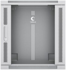 Купить Шкаф настенный 19", 15U Cabeus SH-05F-15U60/60-R 600x600x769mm (ШхГхВ) дверь стекло, цвет серый (RAL 7035) - X-870438 из реестра по лучшей цене