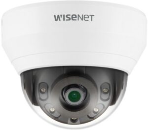Купить Видеокамера IP Wisenet QND-6012R 2МП внутренняя купольная с функцией день-ночь (эл.мех. ИК фильтр) и ИК подсветкой до 20 м; встроенный фиксированный о - X-849183 из реестра по лучшей цене