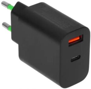 Купить Зарядное устройство сетевое ORIENT PU-C20W (bl) с функцией быстрой зарядки, 20Вт, Quick Charge 3.0+Power Delivery, выходы: USB-A + Type-C, DC 5/9/12/1 - X-1020632 из реестра по лучшей цене