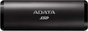 Купить Внешний SSD USB 3.2 Gen 2 Type-C ADATA ASE760-256GU32G2-CBK SE760 256GB 1000MB/s black RTL - X-789290 из реестра по лучшей цене