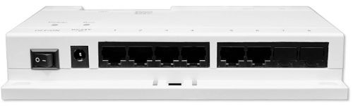 Артикул: X-849644 - Коммутатор True IP Systems TI-6SP сетевой пассивный POE для передачи данных и питания по витой паре на мониторы или одноабонентские вызывные панели - фото