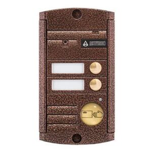 Купить Вызывная панель Activision AVP-452(PAL)Proxy (медный антик) 4-х проводная, антивандальная накладная видеопанель 2-х абонентная, с ИК подветкой максима - X-459587 из реестра по лучшей цене